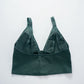 Fashion front zipper removable padded vest bra stretchy backless wireless sports yoga bra