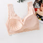 Japanese Style New Ice Silk Laser Cutting Bras Floral Lace Sexy Wireless Underwear Sports Vest Bra for Women