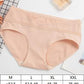 Generic pregnant postpartum women's U shape low waist underwear breathable cotton silk under bump maternity panties