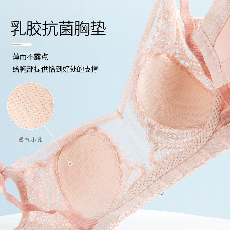 Ultra-thin Breathable Nursing Breastfeeding Bra Comfortable Wire Free Sexy Lace Maternity Bra For Women