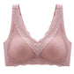 Stylish High-quality Women Wirefree Lingerie Push Up Breathable Vest Bralette Sexy Lace Embroidery Bra