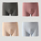 Men's Boxer Panties Underwear Mid-waist Seamless Breathable Underpants High Elastic Male Boxer Briefs Ultra Thin
