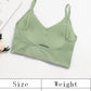 U back Removable padded chest sports Tube Top Wrapped Chest Girl Lady Vest Sexy Seamless Sport Bra