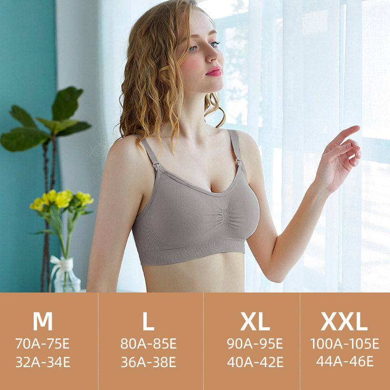 High Quality Plus Size Nursing Bra Breathable Women Breastfeeding Underwear Seamless Maternity Bra Push Up