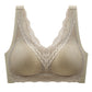 Stylish High-quality Women Wirefree Lingerie Push Up Breathable Vest Bralette Sexy Lace Embroidery Bra