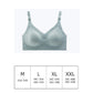 Comfortable laser cutting seamless breast feeding bra wire free nursing bra maternity