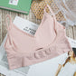 Ladies bralette daisy print camisole bra wire free yoga bra removable padded ribbed bra