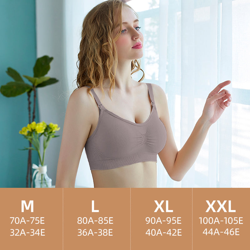 Maternity bra nursing top adjustable straps breathable removable padded pregnant women underwear breast feeding bra