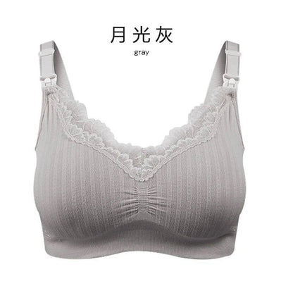 Modal Seamless Pregnant Women's Underwear Wire Free Front Open Breastfeeding Bra Summer Thin Soft Nursing Bras