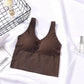 Autumn new listing v neck push up camisole ladies wireless underwear girls breathable vest bra