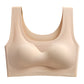 Women's Hight Quality Laser Cutting Bra Wireless Sports Yoga Sleep Removable Pad Bra Ladies Summer Breathable Underwear