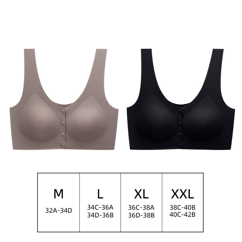 New Maternity Nursing Bra with Front Closure Cups 3D Support Cups for Gathering Bras Breathable Comfortable Seamless Underwear