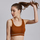 New design high impact back cross straps sexy strappy back sports bra