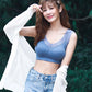 Seamless girls wireless bra ladies removable padded sleep bra lace bralette women elastic push up wholesale soft brassiere