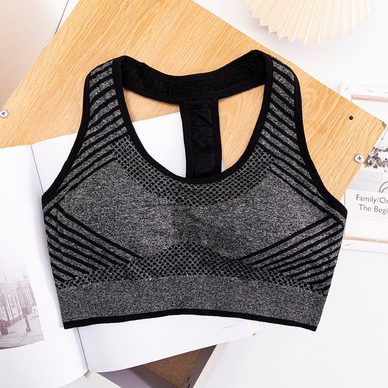 High Impact Sports Underwear Removable Pad Running Vest Workout Crop Tops Full Cover Fitness Yoga Bra for Women