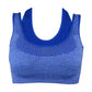 OEM Customized Adult Fitness Yoga Bra Push Up Removable Padded Halter Ladies Seamless Sports Bra Top