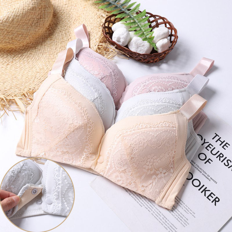 Breastfeeding Bras Maternity Sleep Open Cup Sexy Adult Nursing Bra Full Bust Supporting Bralette Nursing Pregnancy Women Bra