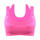OEM Customized Adult Fitness Yoga Bra Push Up Removable Padded Halter Ladies Seamless Sports Bra Top