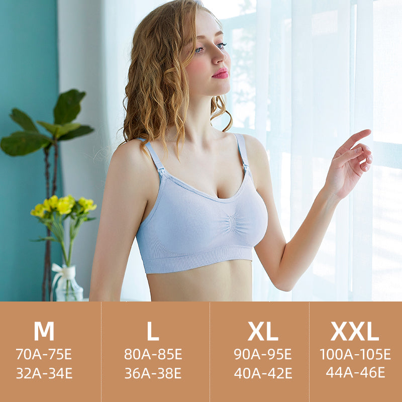 High Quality Plus Size Nursing Bra Breathable Women Breastfeeding Underwear Seamless Maternity Bra Push Up