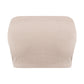 High Quality Women's Seamless Bandeau Crop Tube Top Bra Wire-Free Soft Strapless Padded Bra