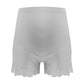 High Waist Maternity Boyshorts Panty Large Size Lace Safety Underpants Adjustable Maternity Panties For Pregnant Women