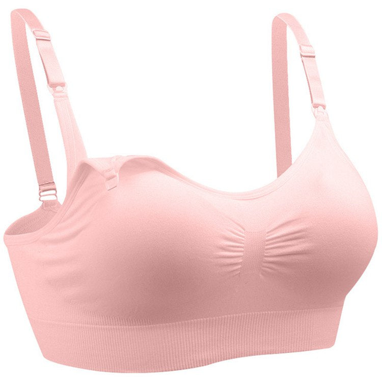 Plus Size Nursing Bra Breathable Women Breastfeeding Underwear Seamless Active Nursing Bra