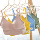 Ladies bralette daisy print camisole bra wire free yoga bra removable padded ribbed bra