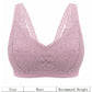 New arrival ladies elegant seamless lace underwear wireless removable pad push up vest bra