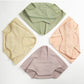 Generic pregnant postpartum women's U shape low waist underwear breathable cotton silk under bump maternity panties