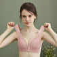 Fashion Front Buckle Bra Wire Free Vest Style Sexy Lace Push Up Bra Lingerie Soft Breastfeeding Bra Ladies