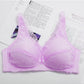 High quality push up maternity pregnant women's nursing bra wire free lace strap front opening feeding bra