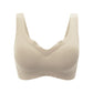 Women One Piece Wireless Sports Yoga Bralette Laser Cut Push Up Seamless Bra High Quality Sleep Bras