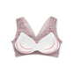 New arrival ladies elegant seamless lace underwear wireless removable pad push up vest bra