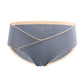 Cotton laser cutting pregnant women's low rise underwear breathable  maternity panties cross-criss belly support pregnancy brief