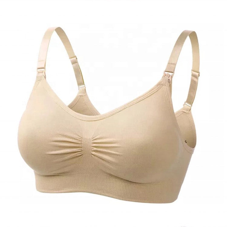 Maternity bra nursing top adjustable straps breathable removable padded pregnant women underwear breast feeding bra