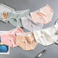 Summer new one-piece lace pregnant underwear low waist cotton ribbed large size maternity briefs