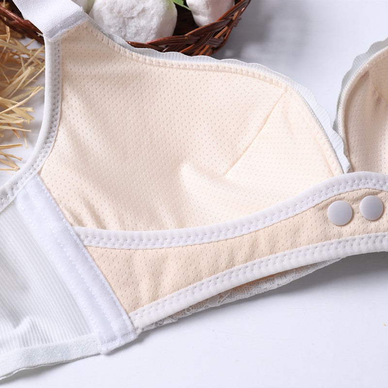 Breastfeeding Bras Maternity Sleep Open Cup Sexy Adult Nursing Bra Full Bust Supporting Bralette Nursing Pregnancy Women Bra