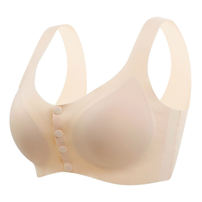 High-Quality Laser Cutting Breastfeeding Nursing Bra Removable Padded Women Wireless Natural Latex Cup Vest Bralette Plus Size