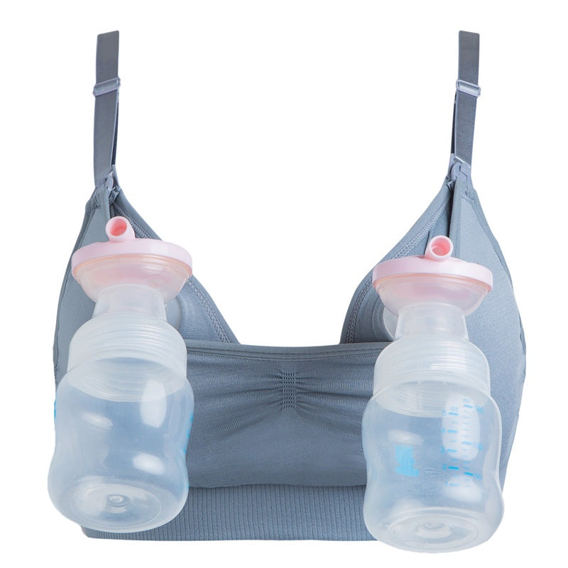 Wholesale Support Maternity Nursing bra Breastfeeding Bra Hand Free Pumping Nursing Bra for Pregnant Women