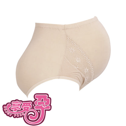 Women High Waist Pregnancy Panties Modal Lace Pregnant Briefs Over the Bump Soft Breathable Maternity Panties