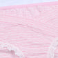 Women Under the Bump Maternity Panties Postpartum Underwear Soft Cotton Lace Briefs Underpants Striped Pregnancy Panties