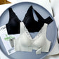 Front Closure Fashionable Lace Bra Ladies Sexy Push Up Bra Laser Cut Adjustable Corrector Bralette