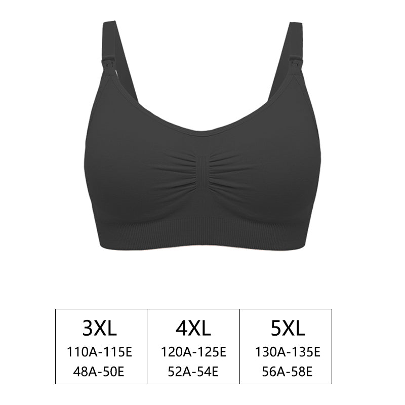 Seamless Plus Size Nursing Bra Breathable Women Breastfeeding Underwear High Quality Maternity Bra Push Up