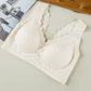 New Seamless Vest Small Chest Gathered Bra Vest Vest-style Breast Latex Underwear Female Beauty Back Bra No Steel Ring