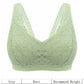 New arrival ladies elegant seamless lace underwear wireless removable pad push up vest bra