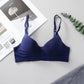 Hot sale women's underwear deep v push up bra removable padded thin cup underwire double adjustable straps seamless bra