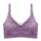 New Hot Latex Bra Adjustable Comfortable Wire-free Lace Underwear Laser Cut Bralette Women