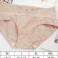 Generic pregnant postpartum women's U shape low waist underwear breathable cotton silk under bump maternity panties
