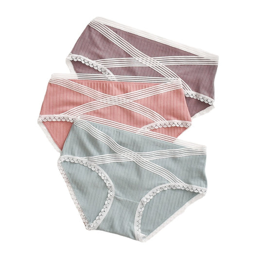 Summer Breathable Pregnancy Underwear Cotton Low Waist Pregnant Briefs Women's Comfortable Maternity Panties