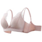 Soft Lace Breastfeeding Bra Gathered Nursing Underwear Comfortable Baby Feeding Pregnant Women's Lingerie Bras Front Open Buckle